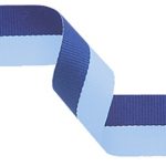 navy and light blue ribbon