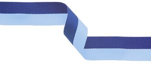 navy and light blue ribbon