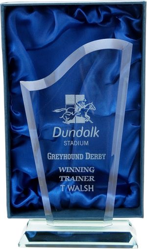 glass derby trophy, award