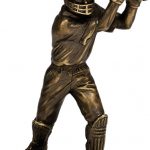Cricket player trophy