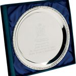 silver tray round