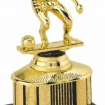 gold soccer trophy, football trophy, man