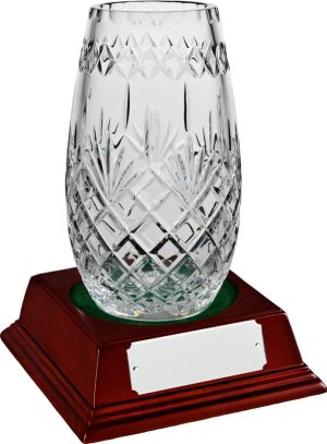 glass vase trophy