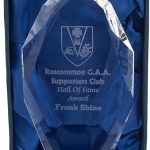 GAA award, glass plaque, trophy