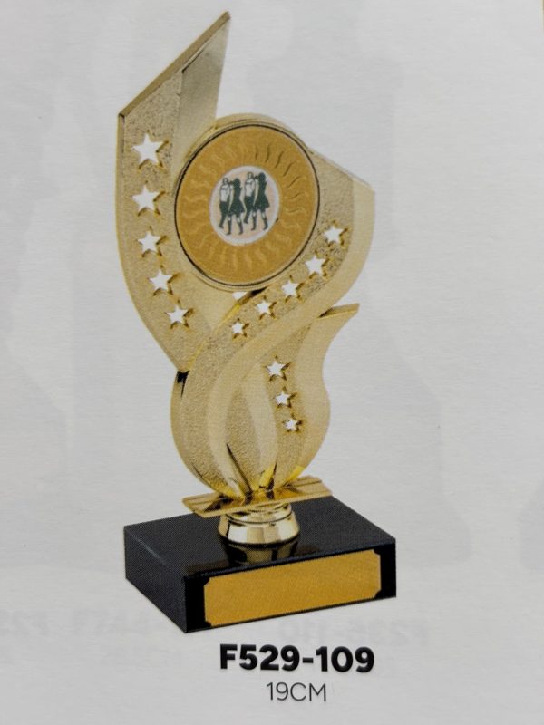 f529-109 Gold and Green 19cm